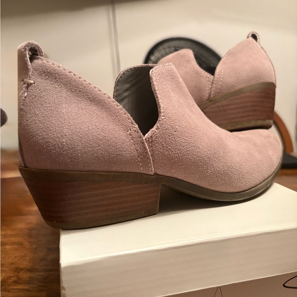 Joie Pink Suede Mules